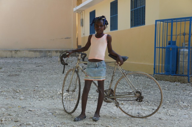 Les vélos envoyés en Haïti par container il y a deux ans sont entre de jolies mains